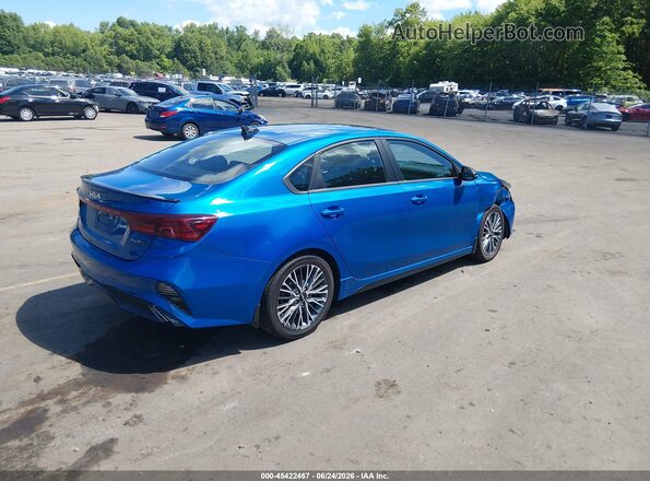 3KPF54AD5NE425944 2022 KIA FORTE Blue Tył prawy
