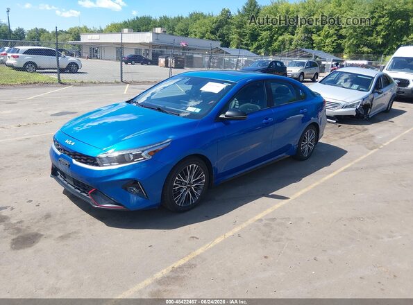 3KPF54AD5NE425944 2022 KIA FORTE Blue Przód lewy