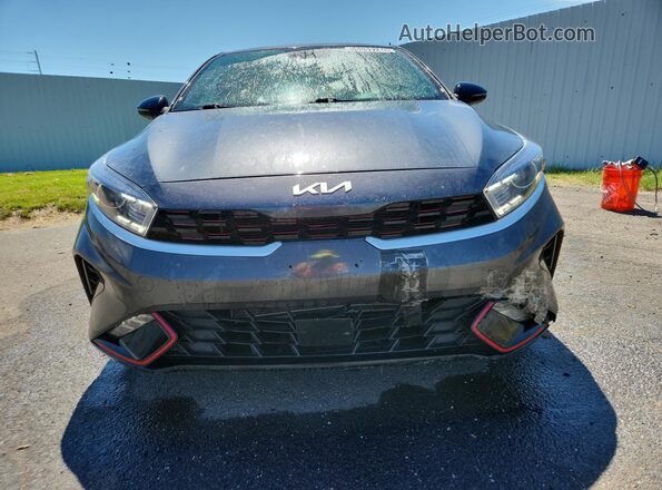 3KPF54AD5PE580089 2023 KIA FORTE Gray Vista de la etiqueta del VIN