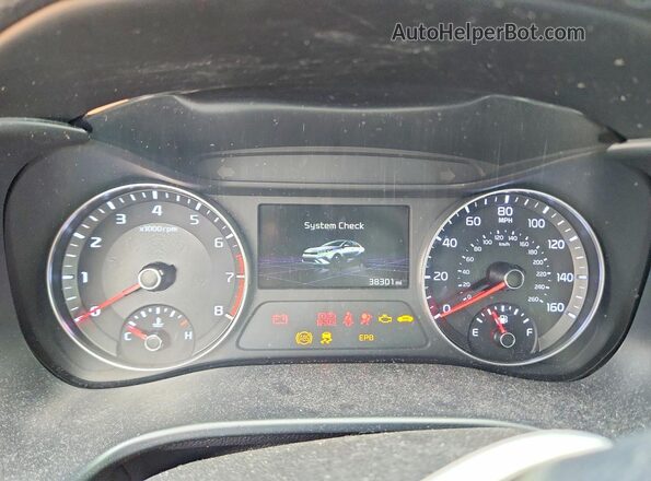 3KPF54AD5PE650805 2023 KIA FORTE Белый Вид щитка приборов