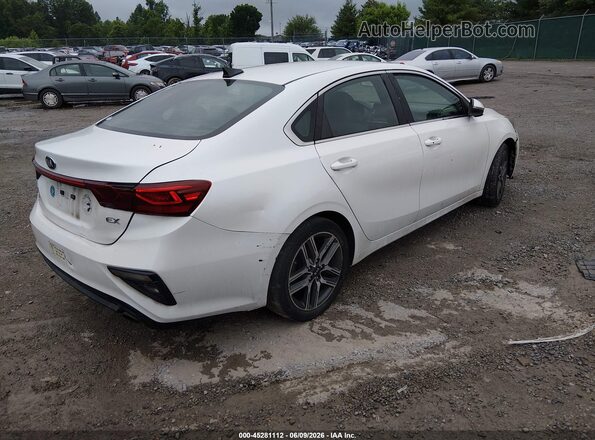 3KPF54AD6KE055471 2019 KIA FORTE Белый Задняя правая четверть