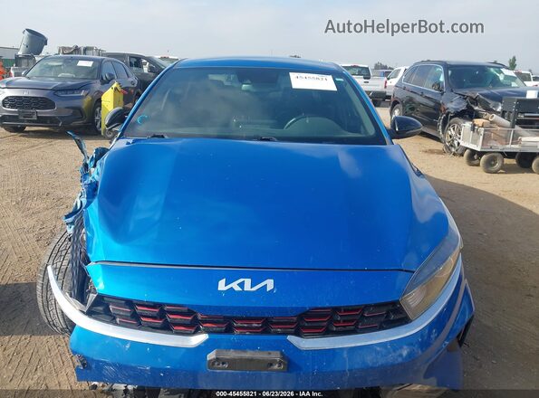 3KPF54AD6NE421885 2022 KIA FORTE Blue უკანა სალონის ხედი