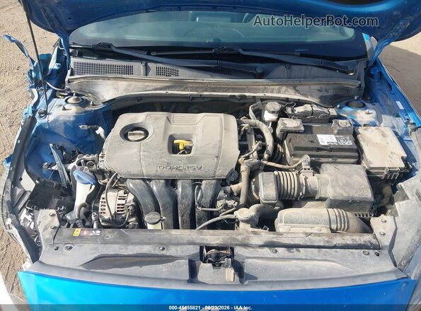 3KPF54AD6NE421885 2022 KIA FORTE Blue უკანა ხედი