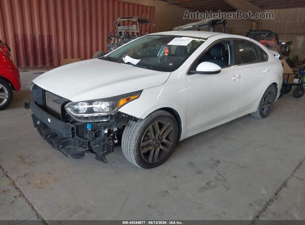3KPF54AD7LE224981 2020 KIA FORTE White Առջևի ձախ երեք քառորդ տեսարան