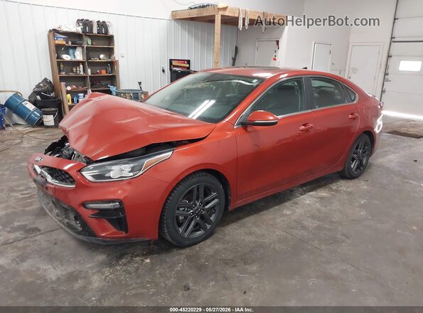3KPF54AD8KE069064 2019 KIA FORTE Оранжевый Передняя левая четверть