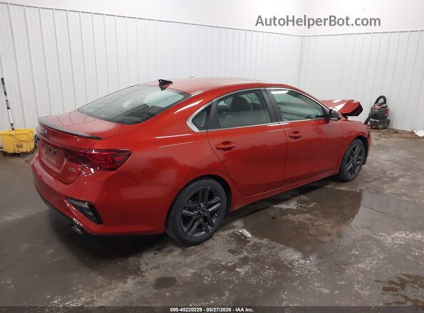 3KPF54AD8KE069064 2019 KIA FORTE Оранжевый Задняя правая четверть