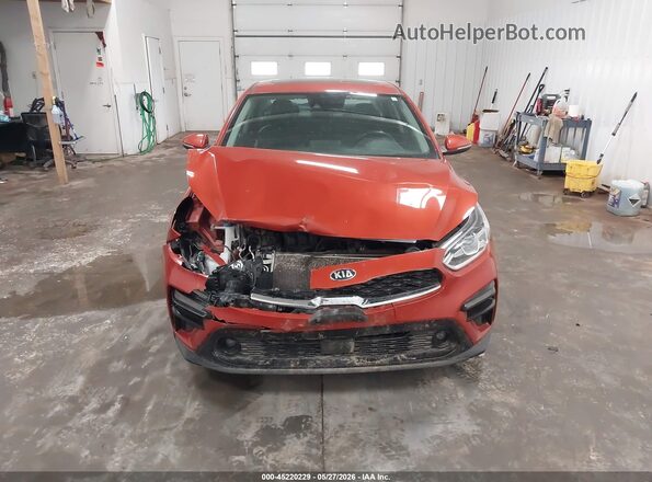 3KPF54AD8KE069064 2019 KIA FORTE Оранжевый Вид щитка приборов