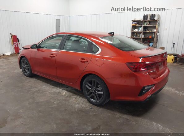 3KPF54AD8KE069064 2019 KIA FORTE Оранжевый Задняя левая четверть