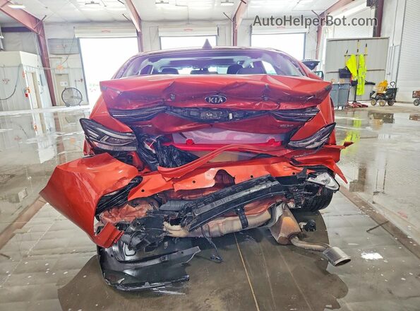 3KPF54ADXKE084455 2019 KIA FORTE Orange Rear view