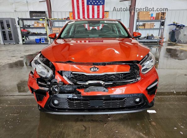 3KPF54ADXKE084455 2019 KIA FORTE Orange Front view
