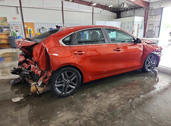 3KPF54ADXKE084455 2019 KIA FORTE Orange Rear right