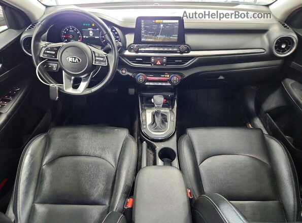 3KPF54ADXKE084455 2019 KIA FORTE Orange Dashboard view