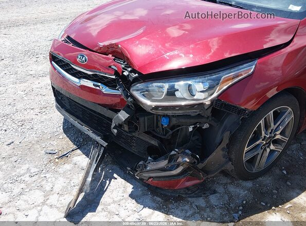 3KPF54ADXME349152 2021 KIA FORTE Red Вид спереду