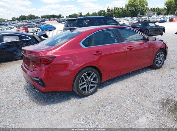 3KPF54ADXME349152 2021 KIA FORTE Red Задня права чверть