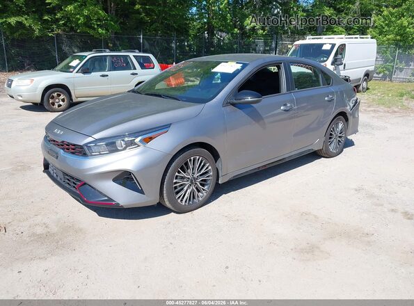 3KPF54ADXPE542339 2023 KIA FORTE Gray წინა მარცხენა ხედი სამი მეოთხედიდან