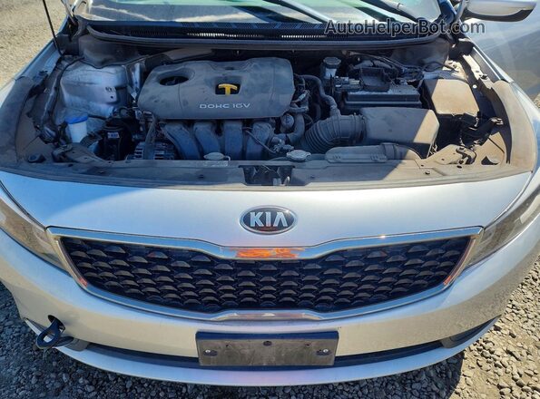 3KPFK4A70HE090213 2017 KIA FORTE Gray Вид задньої частини салону
