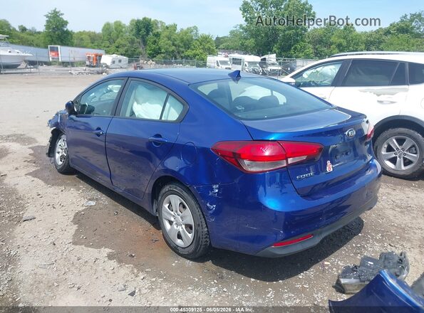 3KPFK4A70HE093080 2017 KIA FORTE Blue უკანა მარცხენა