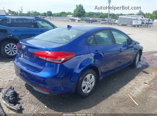 3KPFK4A70HE093080 2017 KIA FORTE Blue უკანა მარჯვენა