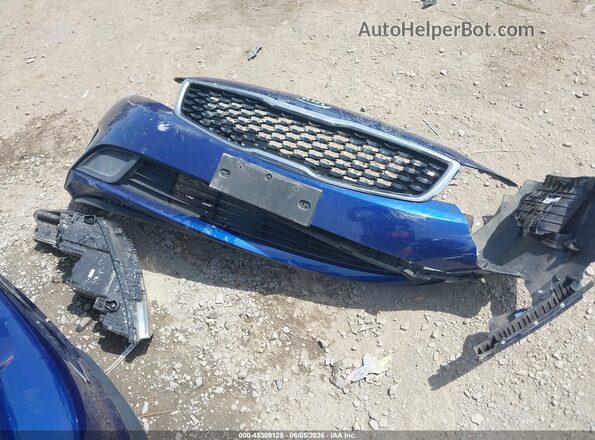 3KPFK4A70HE093080 2017 KIA FORTE Blue წინა პანელის ხედი