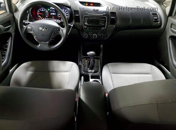3KPFK4A70HE111075 2017 KIA FORTE Silver Вид панелі приладів