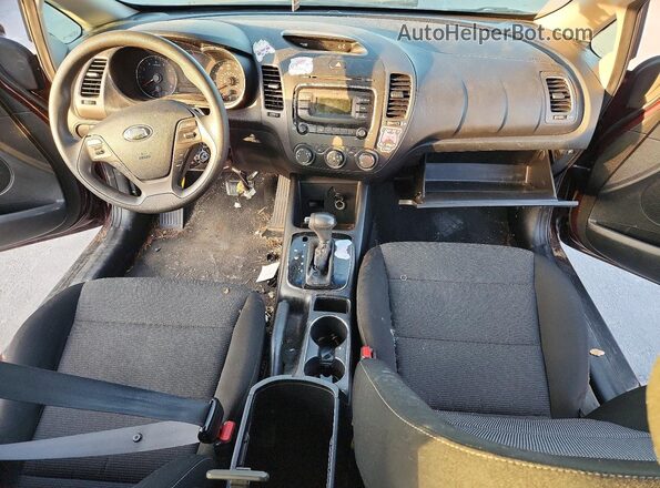 3KPFK4A70HE142777 2017 KIA FORTE Burgundy 
