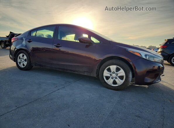3KPFK4A70HE142777 2017 KIA FORTE Burgundy 
