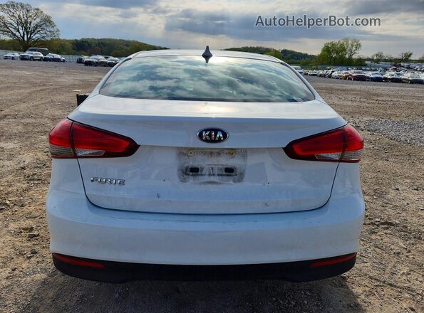 3KPFK4A71HE035804 2017 KIA FORTE Белый Вид сзади