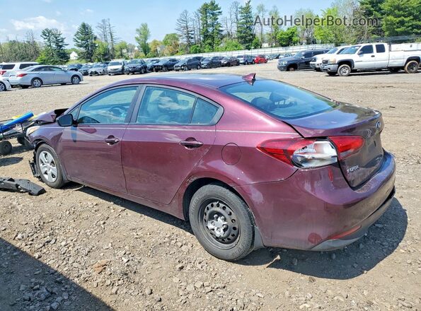 3KPFK4A71HE044552 2017 KIA FORTE Black Rear left