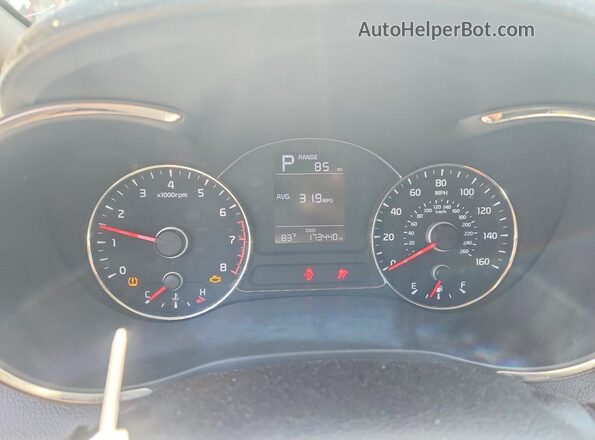 3KPFK4A71HE047113 2017 KIA FORTE Silver Սարքավորումների վահանակի տեսք