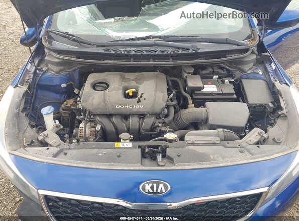 3KPFK4A71HE059181 2017 KIA FORTE Blue Հետևի տեսք