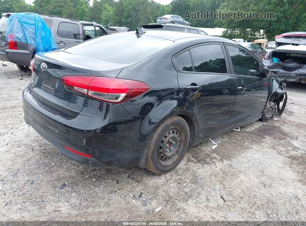 3KPFK4A71HE136759 2017 KIA FORTE Черный Задняя правая четверть