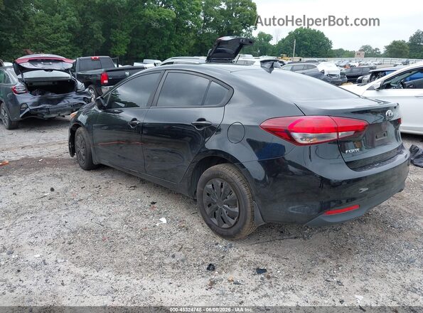 3KPFK4A71HE136759 2017 KIA FORTE Черный Задняя левая четверть