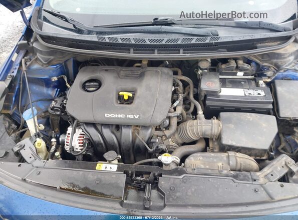 3KPFK4A72HE009809 2017 KIA FORTE Blue Widok z tyłu