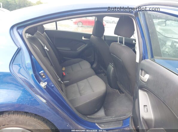 3KPFK4A72HE009809 2017 KIA FORTE Blue Widok naklejki z numerem VIN