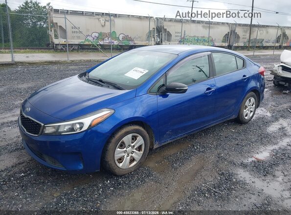 3KPFK4A72HE009809 2017 KIA FORTE Blue Przód lewy