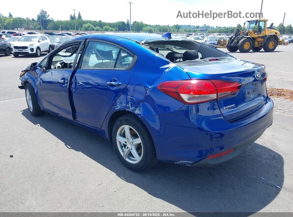 3KPFK4A72HE047718 2017 KIA FORTE Blue Tył lewy