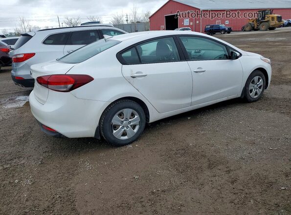 3KPFK4A73HE006921 2017 KIA FORTE Белый Задняя правая четверть