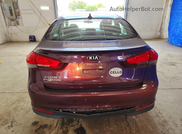 3KPFK4A73HE118070 2017 KIA FORTE Бордовый 