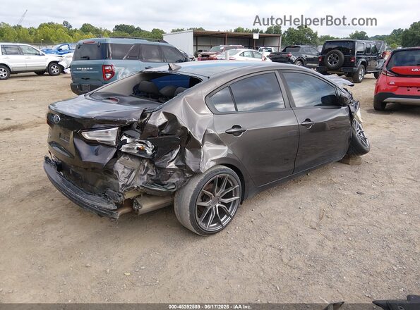 3KPFK4A73JE205778 2018 KIA FORTE Черный Задняя правая четверть