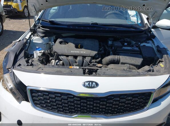 3KPFK4A76HE037841 2017 KIA FORTE White უკანა ხედი