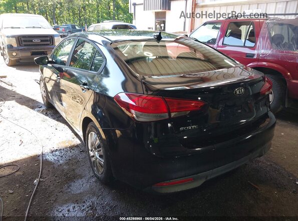 3KPFK4A76HE095142 2017 KIA FORTE Black Հետևի ձախ