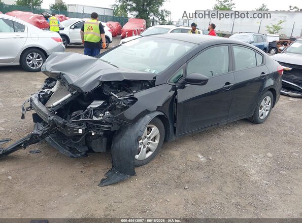 3KPFK4A76HE099675 2017 KIA FORTE Black წინა მარცხენა ხედი სამი მეოთხედიდან