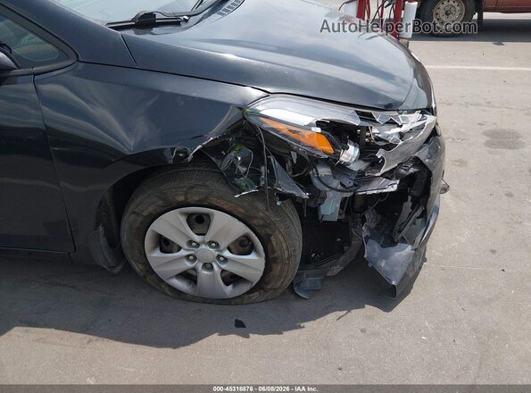 3KPFK4A76HE142203 2017 KIA FORTE Black წინა ხედი