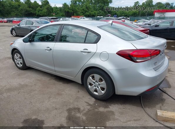 3KPFK4A76HE153802 2017 KIA FORTE Silver უკანა მარცხენა