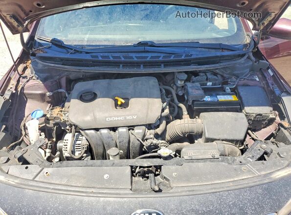 3KPFK4A77HE064269 2017 KIA FORTE Maroon 