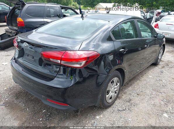3KPFK4A77JE269449 2018 KIA FORTE Black წინა ხედი