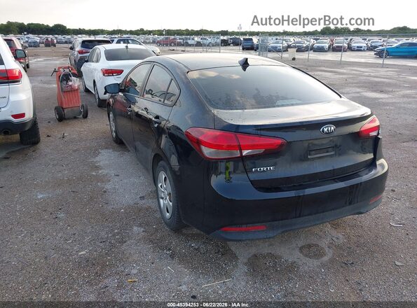 3KPFK4A78HE077516 2017 KIA FORTE Black Задня ліва чверть