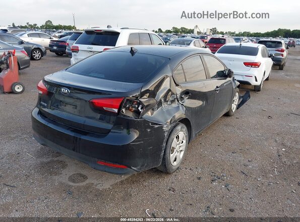 3KPFK4A78HE077516 2017 KIA FORTE Black Задня права чверть