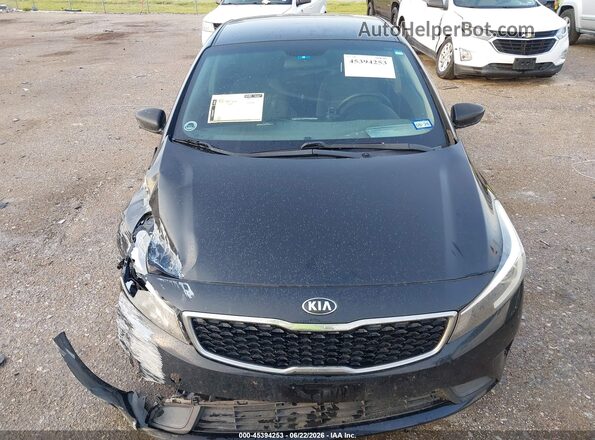 3KPFK4A78HE077516 2017 KIA FORTE Black Вид щитка приладів