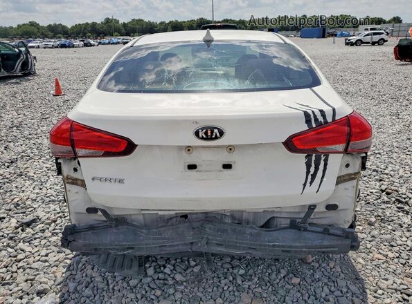 3KPFK4A78HE093747 2017 KIA FORTE White უკანა ხედი